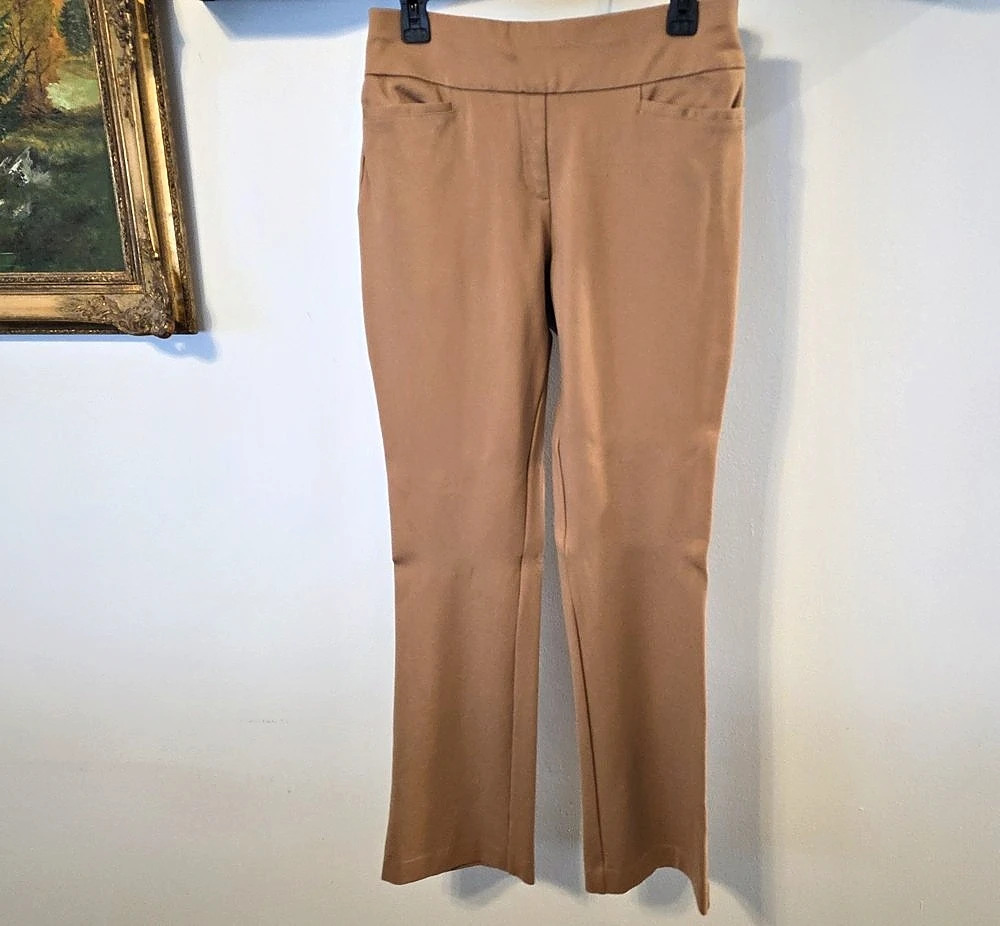 Express Columnist Boot High Rise Pant Brown Medium